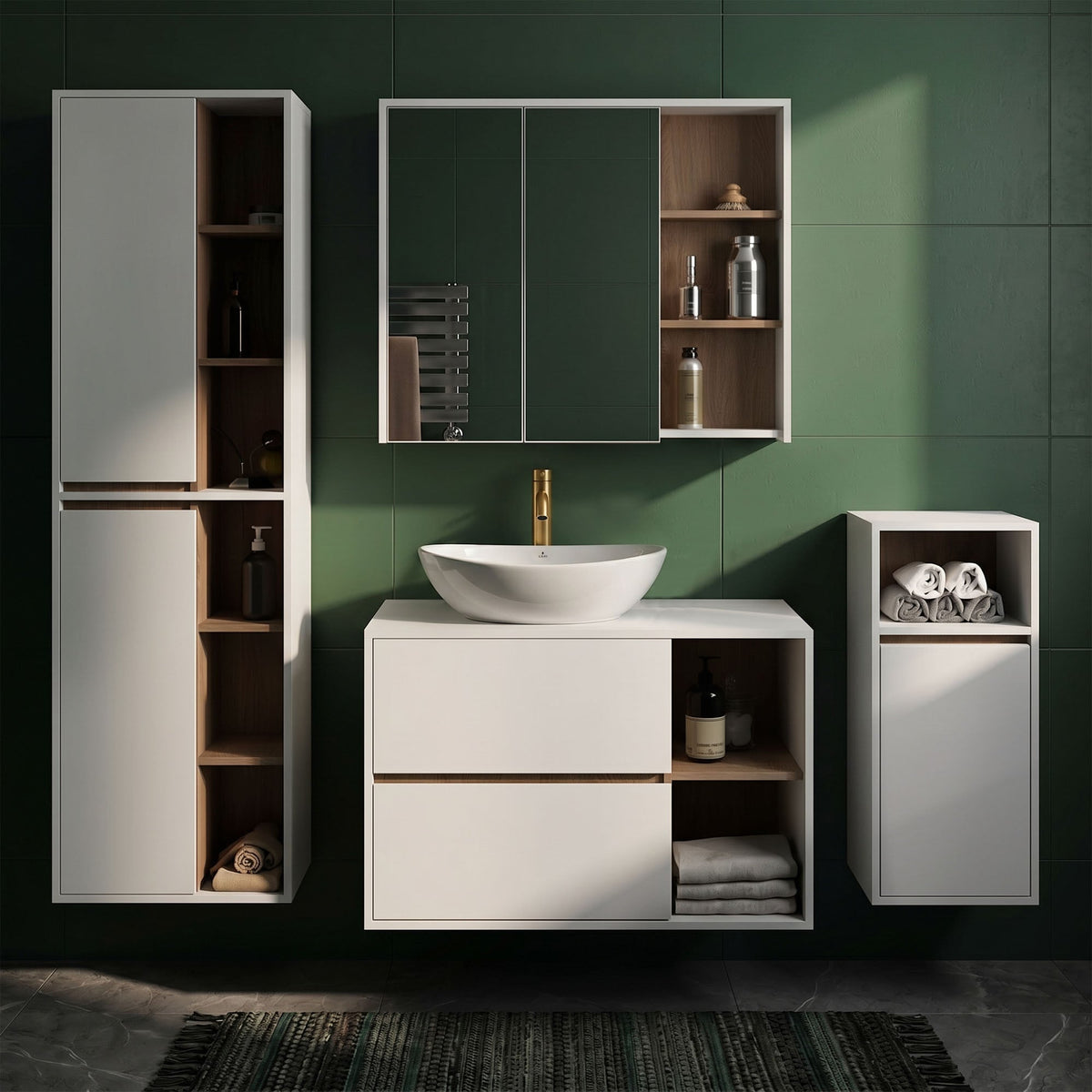 Lavabo d'Appoggio Ovale Ceramica 41 cm – Bianco