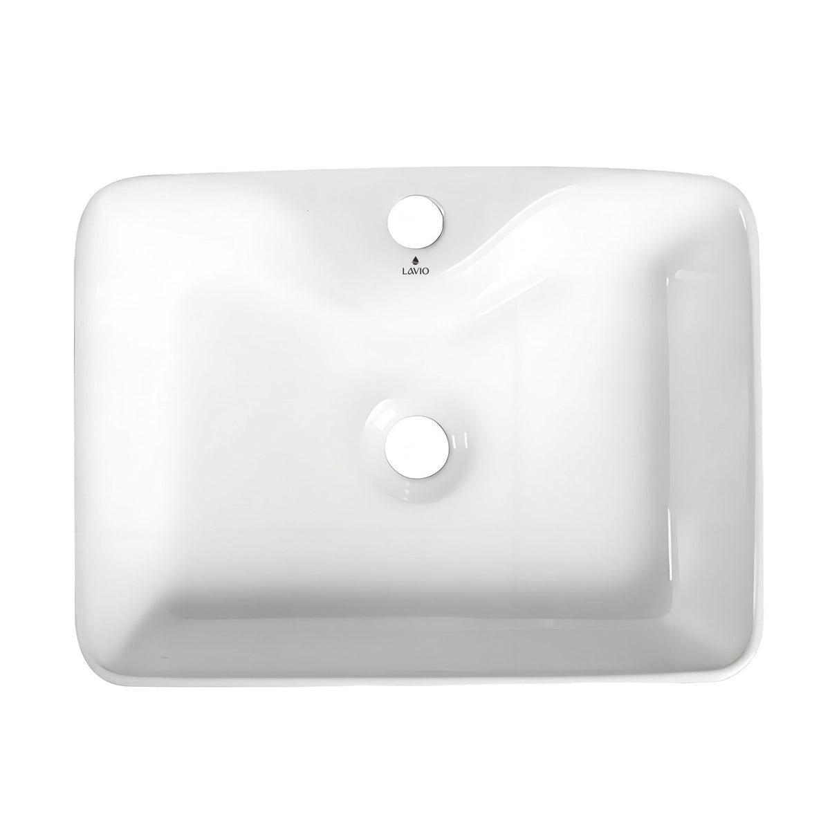 Lavabo d'Appoggio Rettangolare Ceramica 47 cm – Bianco