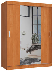 Armadio Scorrevole 150 cm con Specchio — Olmo