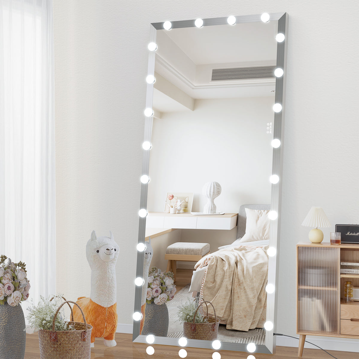Specchio Hollywood 183x81cm con LED