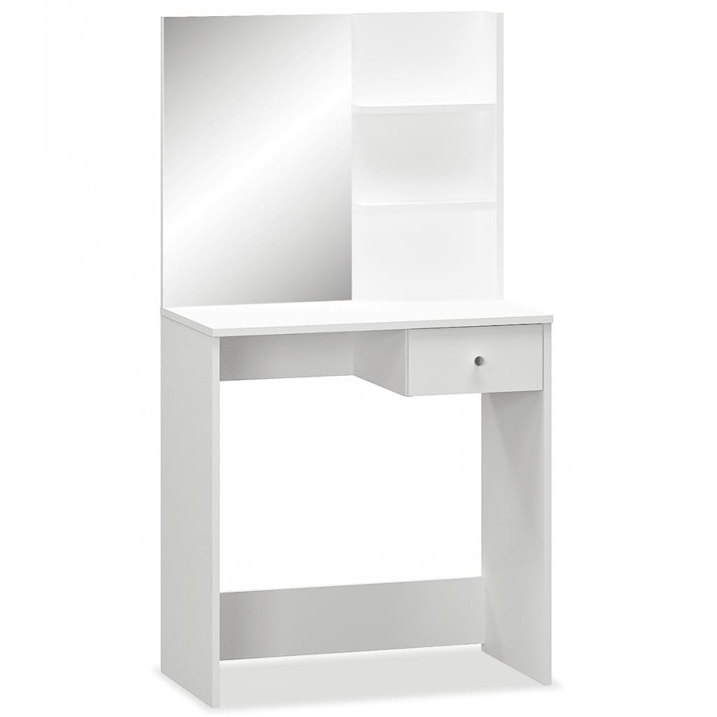 NNEVL Dressing Table Chipboard 75x40x141 cm White-1