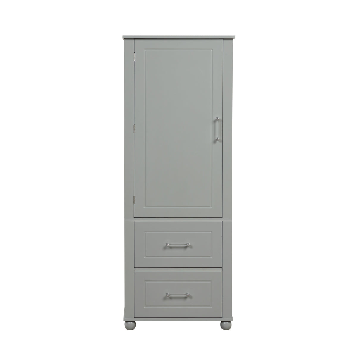 Mobile Bagno Alto Grigio 2 Cassetti 156cm