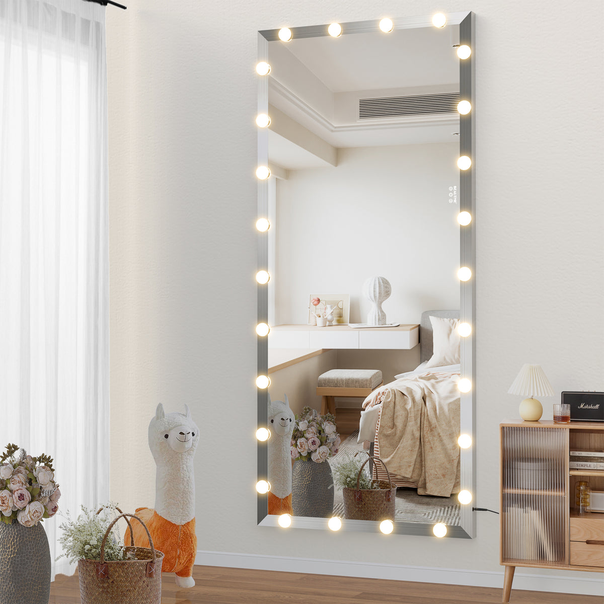 Specchio Hollywood 183x81cm con LED