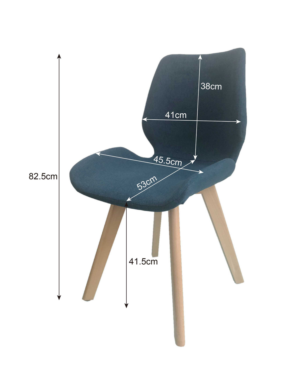 Sedia Sera Set 4 Pz – Blu Navy