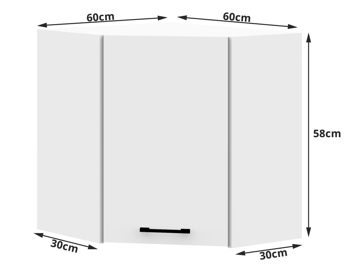 Set Cucina Linea 9 Elementi – Bianco/Sonoma 300x46x203 cm