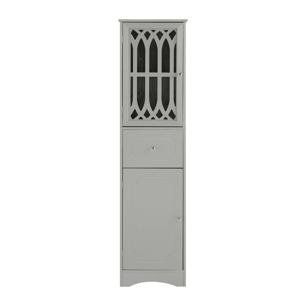 Mobile Bagno Alto con Cassetto Grigio