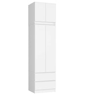 Armadio Linea 60 cm con Sopralzo 2 Ante – Bianco