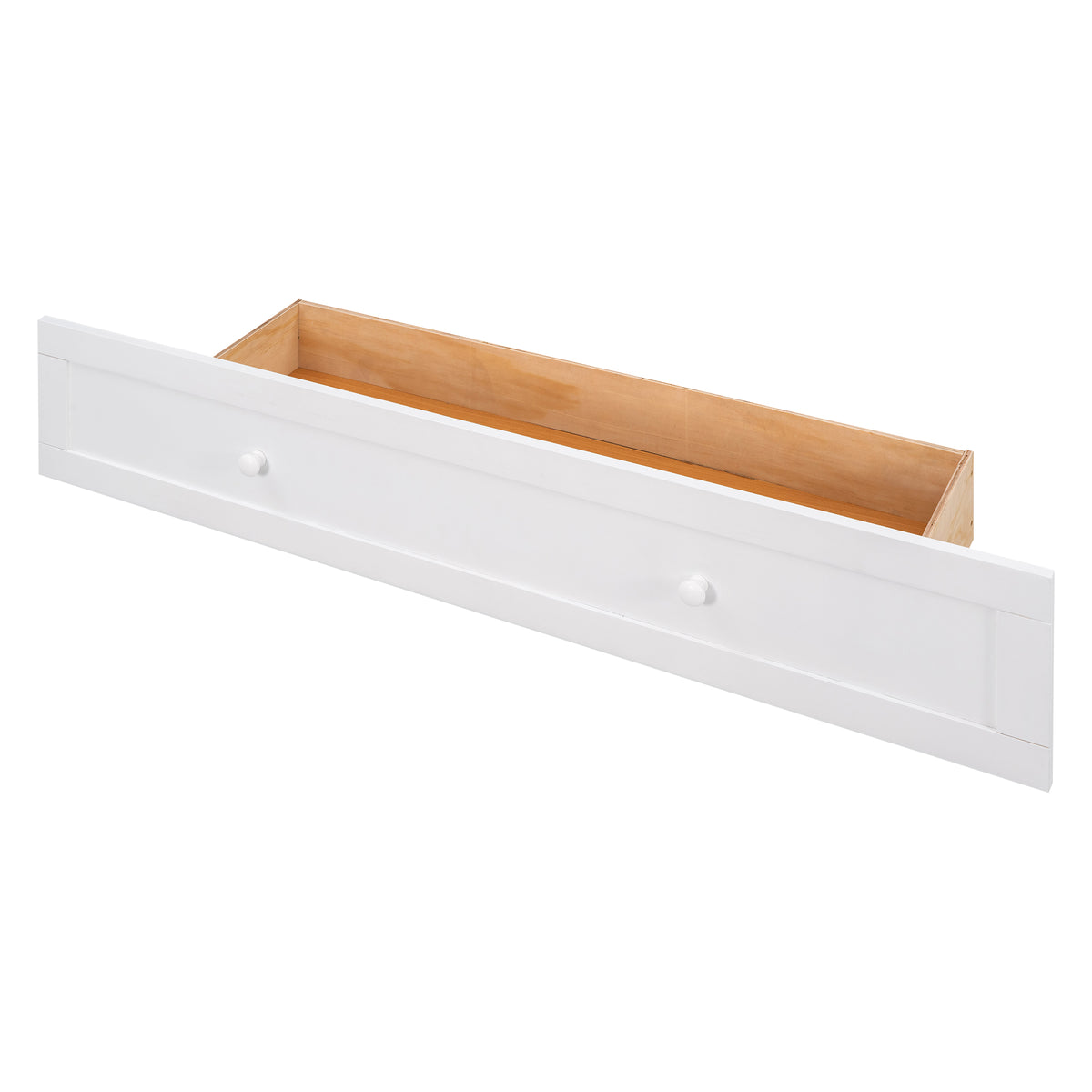 Letto Murphy Queen Bianco con Cassetto