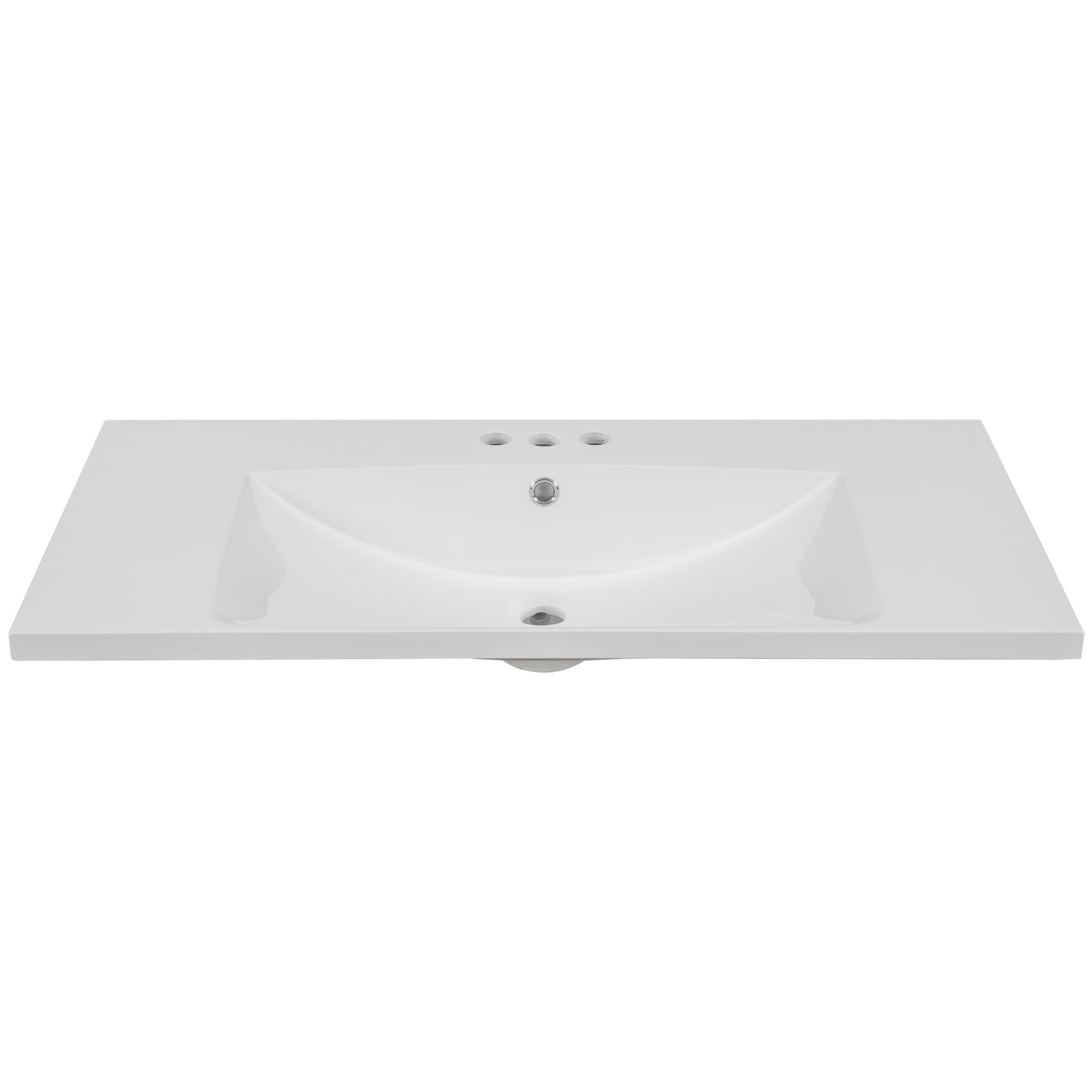 Piano Lavabo 91cm Ceramica Bianco