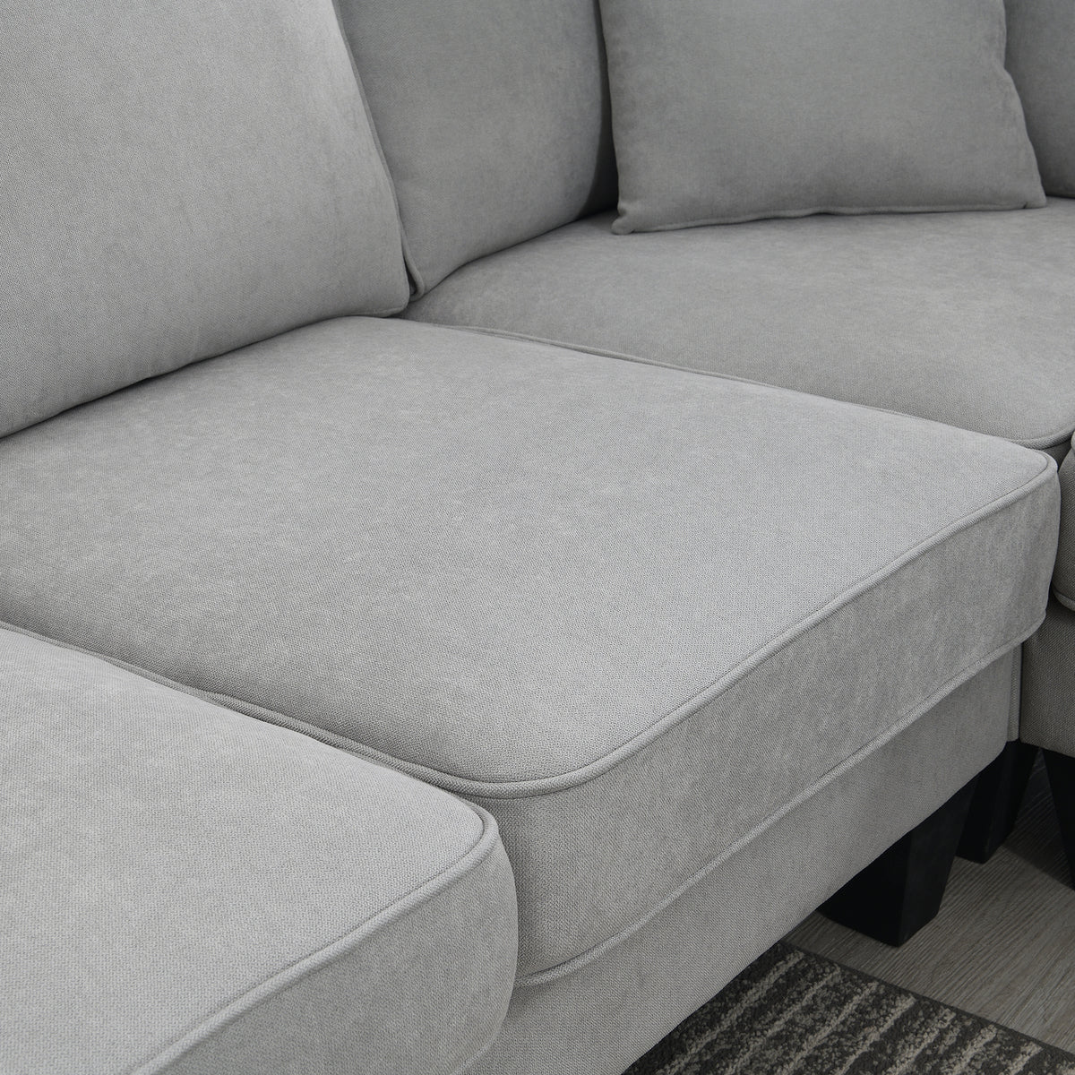 Divano Angolare Urbano 7 Posti - Comfort Moderno
