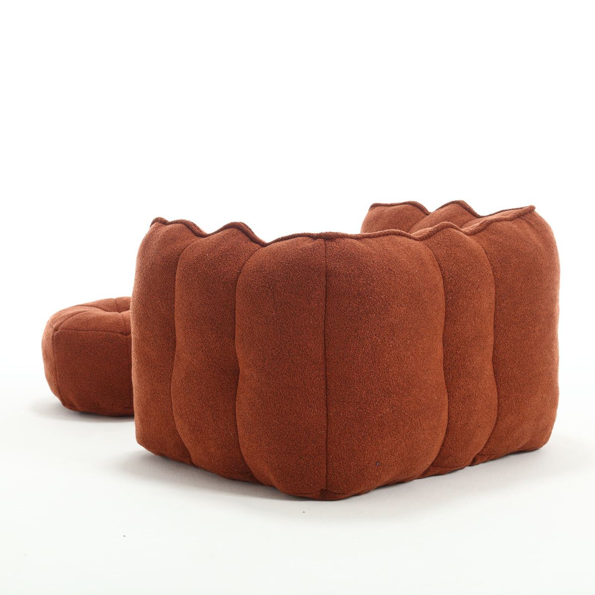 Cushy Square: Poltrona e Poggiapiedi in Schiuma Lusso