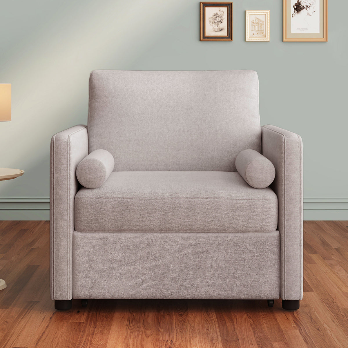 Poltrona Letto 3 in 1 Lino Tan