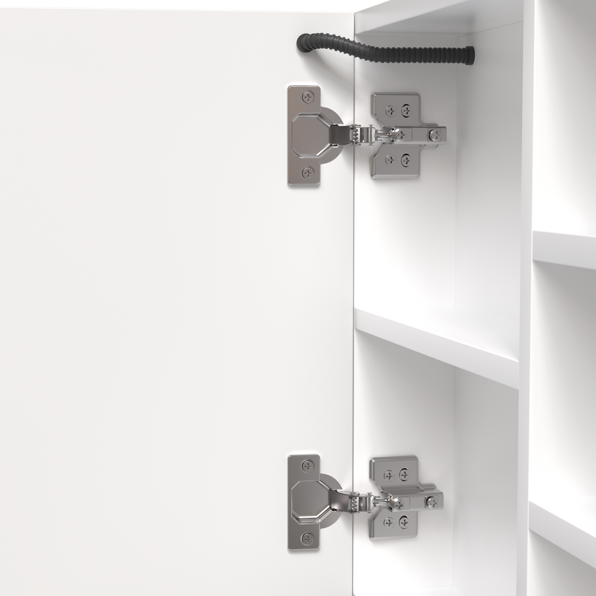 Armadietto Bagno LED 81x70cm con Specchio