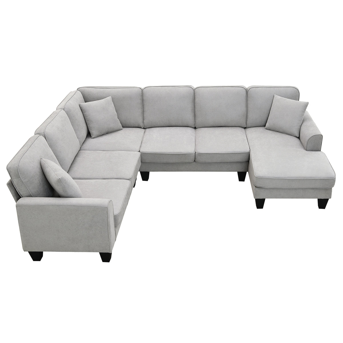 Divano Angolare Urbano 7 Posti - Comfort Moderno