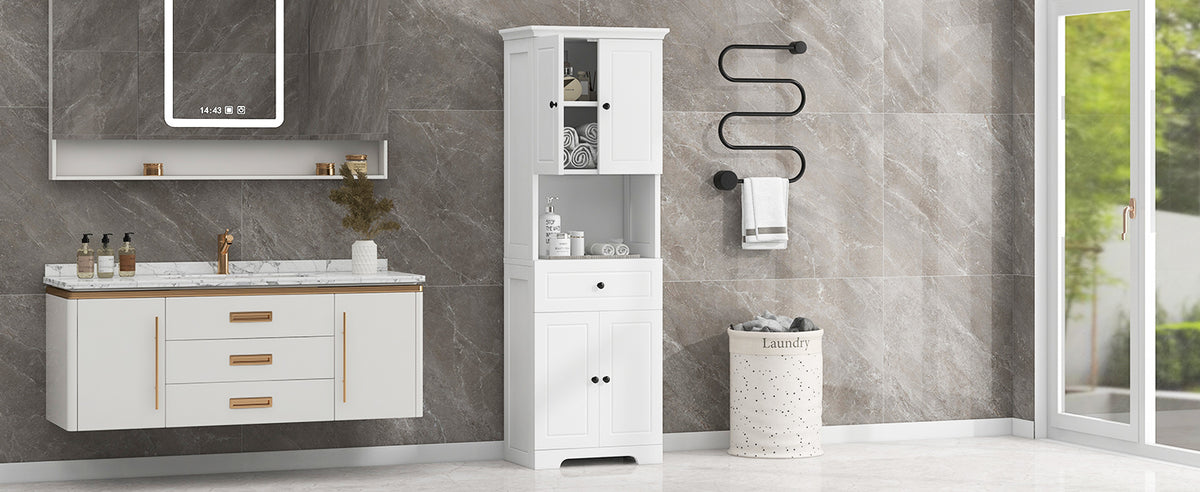 Credenza LED 3 Porte Ripiano Regolabile