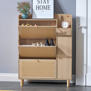 Mobile Contenitore Rattan Naturale