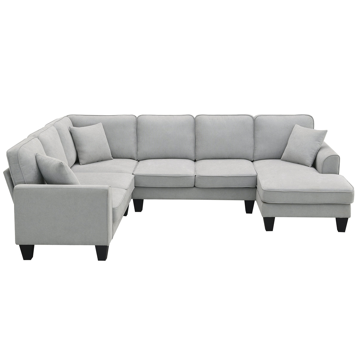 Divano Angolare Urbano 7 Posti - Comfort Moderno