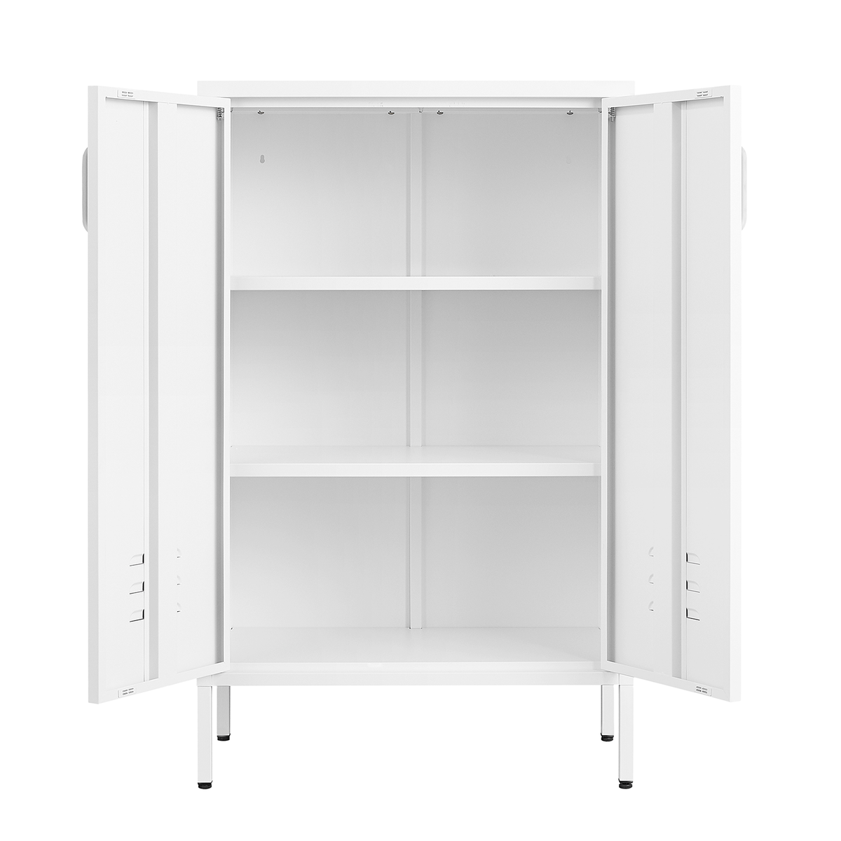 Armadietto Acciaio 2 Porte Bianco