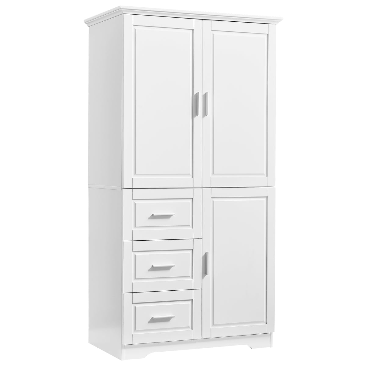 Mobile Bagno Alto Porte Cassetti Bianco