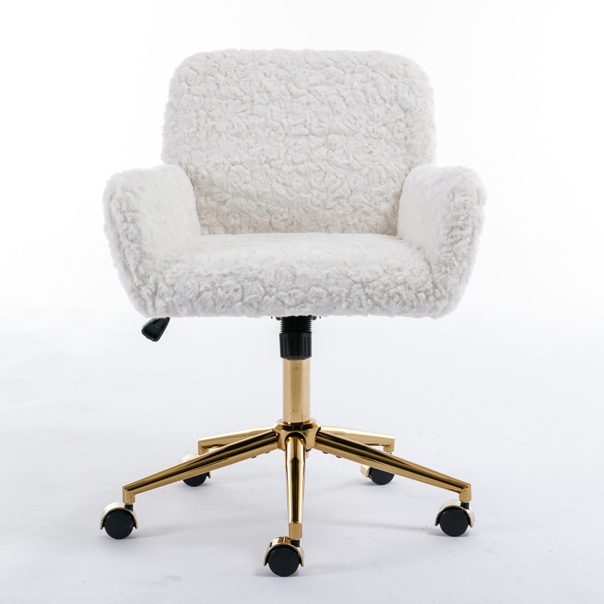 Sedia Ufficio Girevole Regolabile Base Oro
