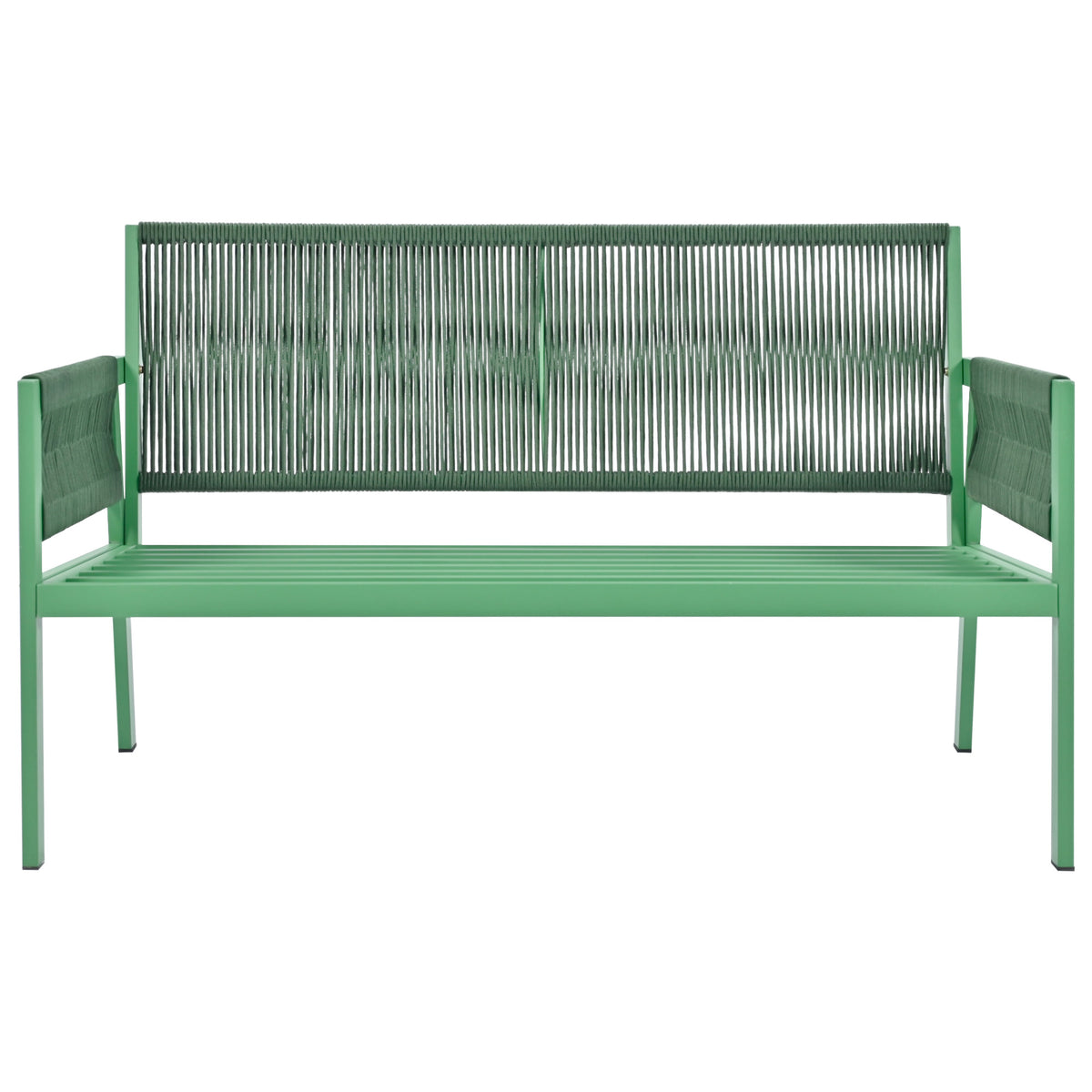 Set Patio Corda 4 Pezzi Verde Giallo