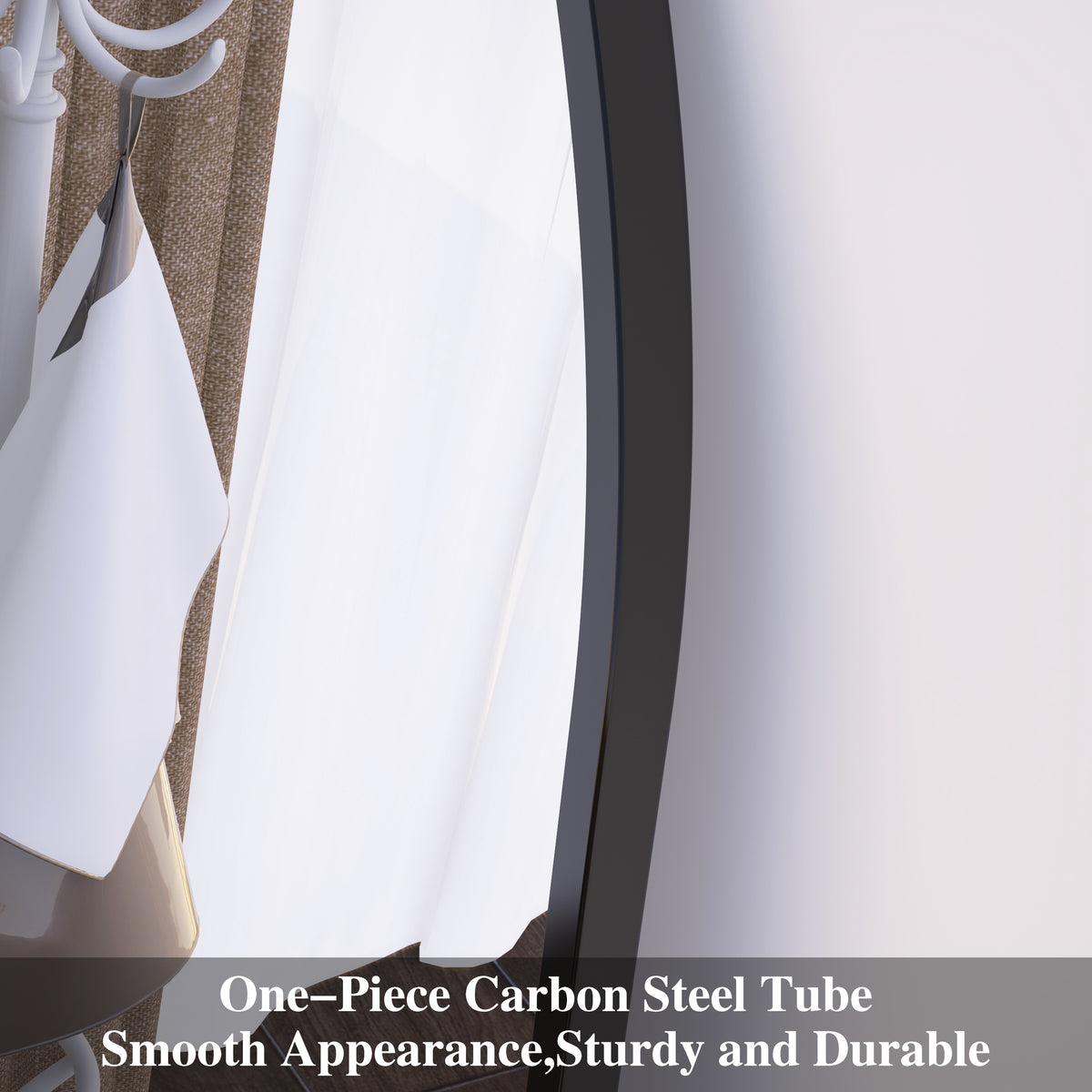 Specchio Arco 180x81cm Nero Corpo Intero