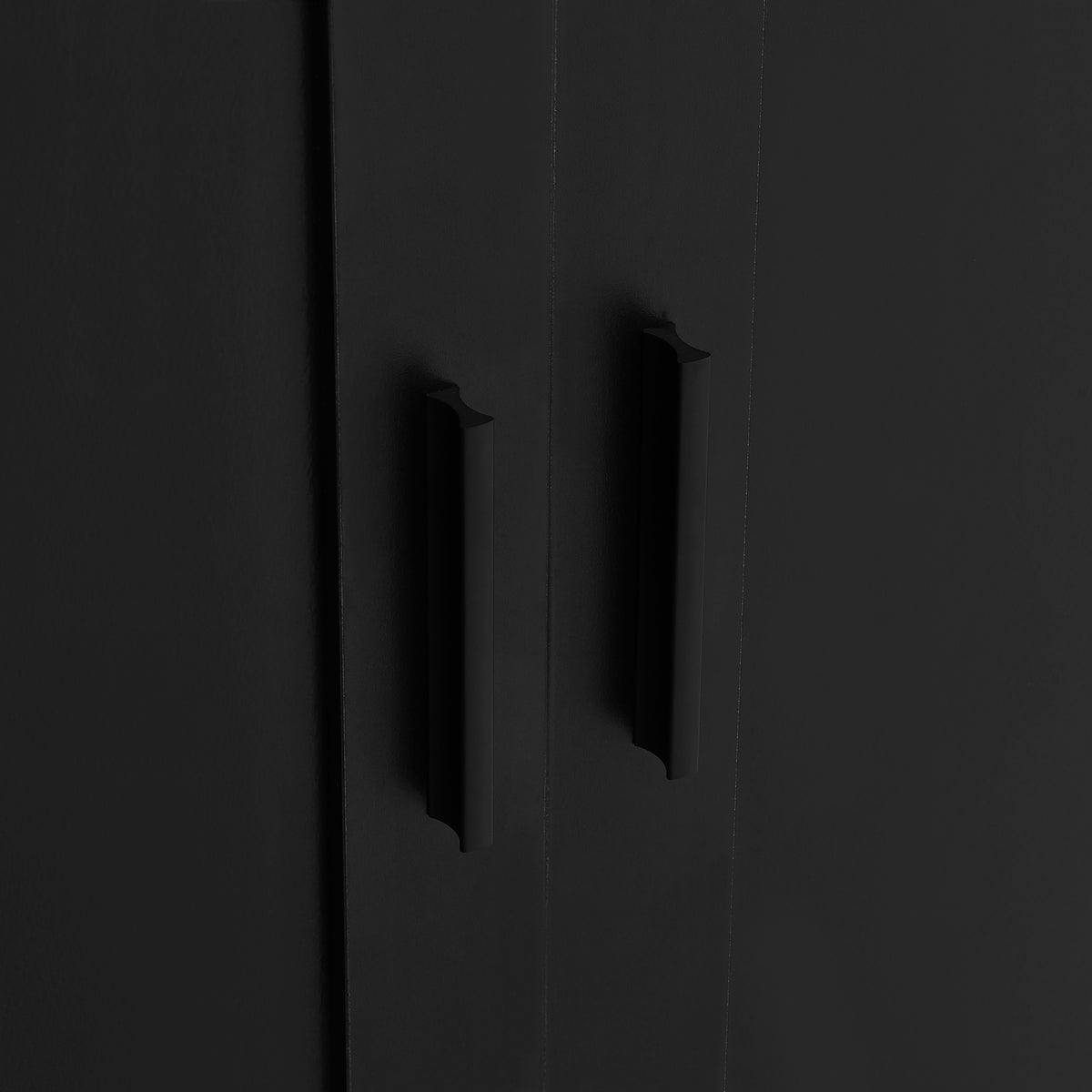Mobile Alto Bagno Nero 2 Ante 181cm