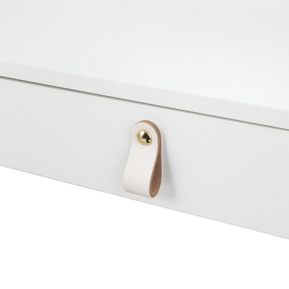 NNEDSZ Artiss Dressing Table Floating LED White Daphne-3