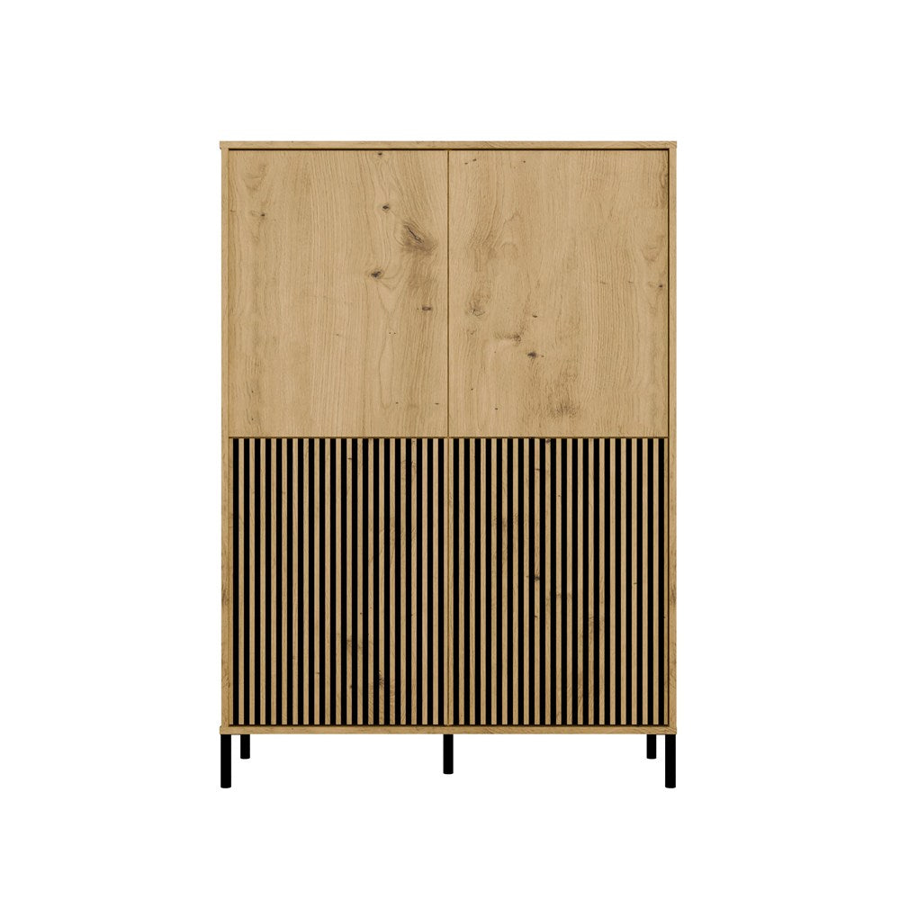 Credenza Forma 4 Ante 103.5×40×147.5 cm – Rovere Artisan