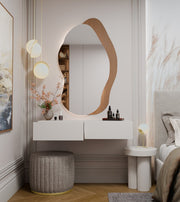 Toeletta Aura 110 cm 2 Cassetti – Beige