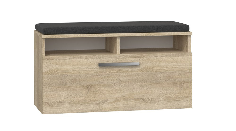 Scarpiera Aria 85 cm con Seduta – Rovere Sonoma
