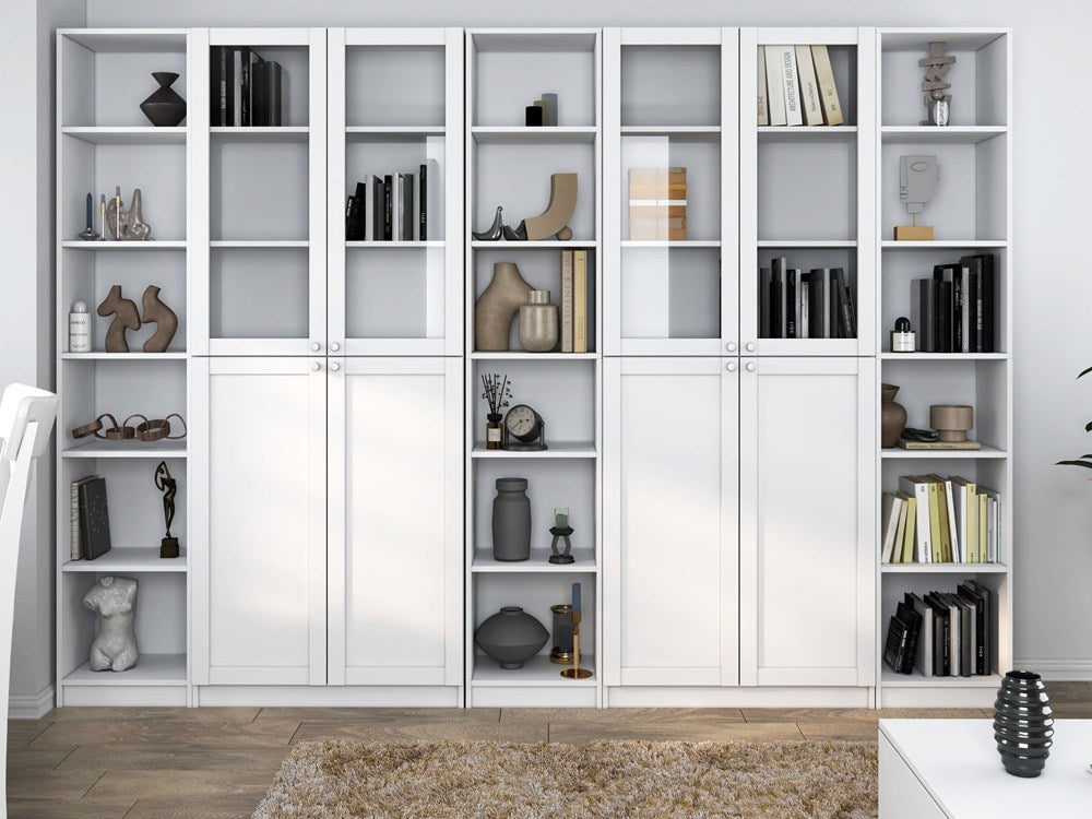 Libreria con Anta Bianca 40x29x200 cm