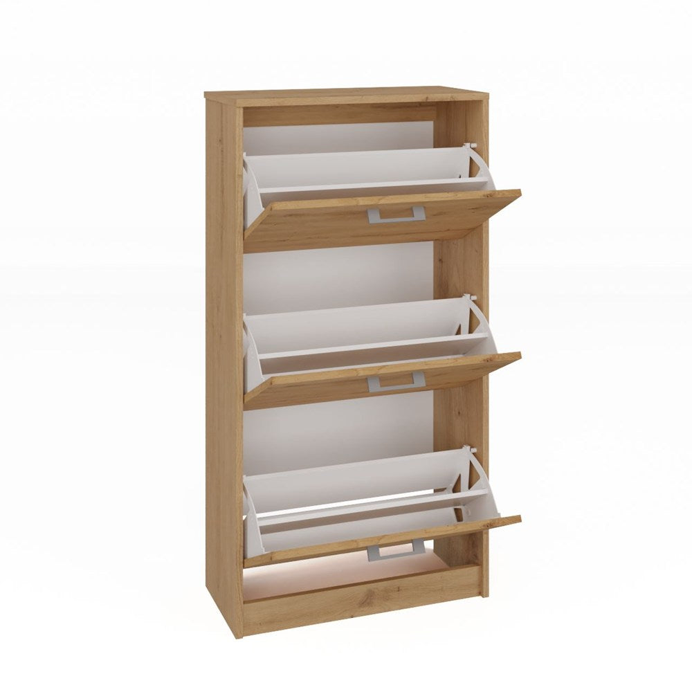 Scarpiera Aria 60 cm con Cesto Portascarpe – Rovere Artisan