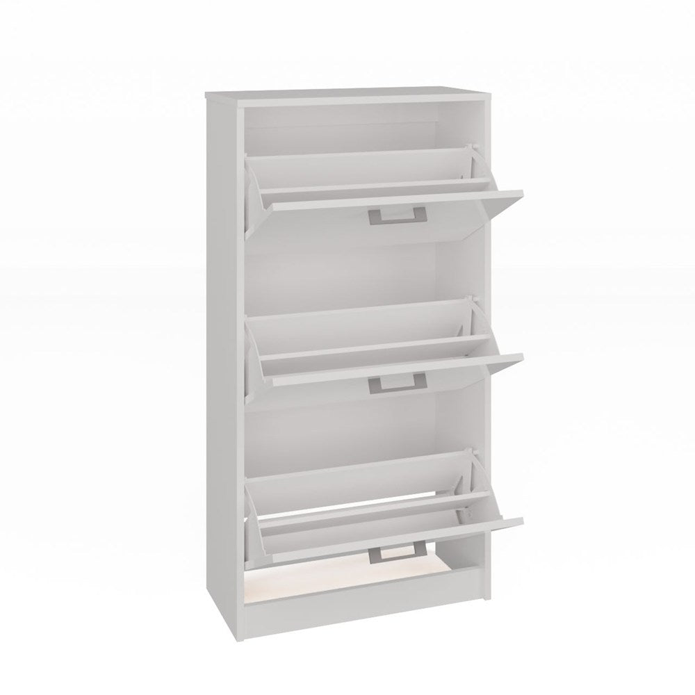 Scarpiera Aria 60 cm con Cesto Portascarpe – Bianco