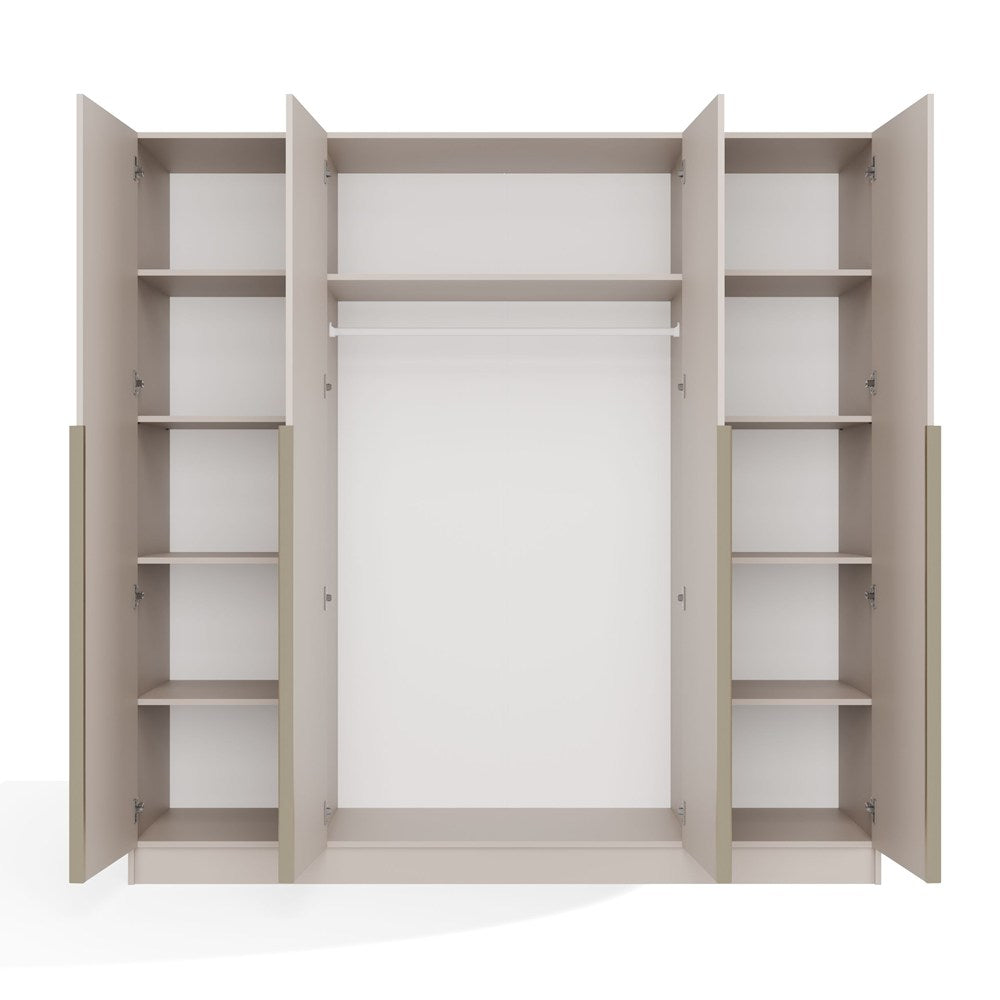 Armadio Senso 4 Ante – Cashmere 200x56x200 cm