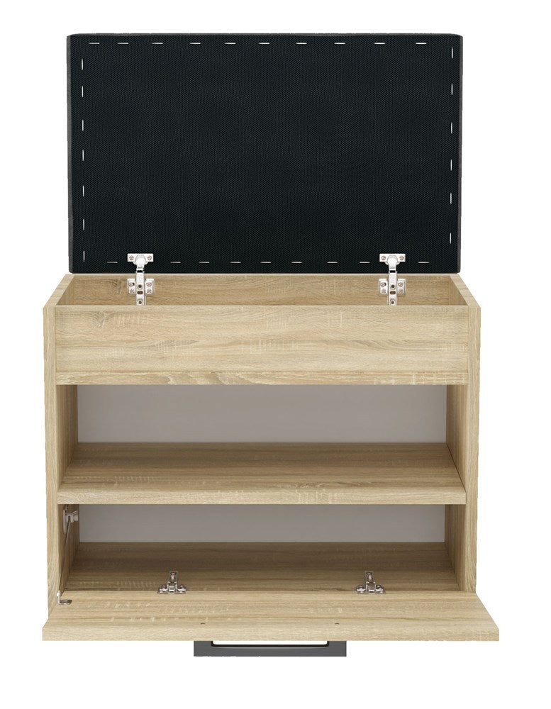 Scarpiera Nobile 60 cm con Seduta e Vano – Rovere Sonoma