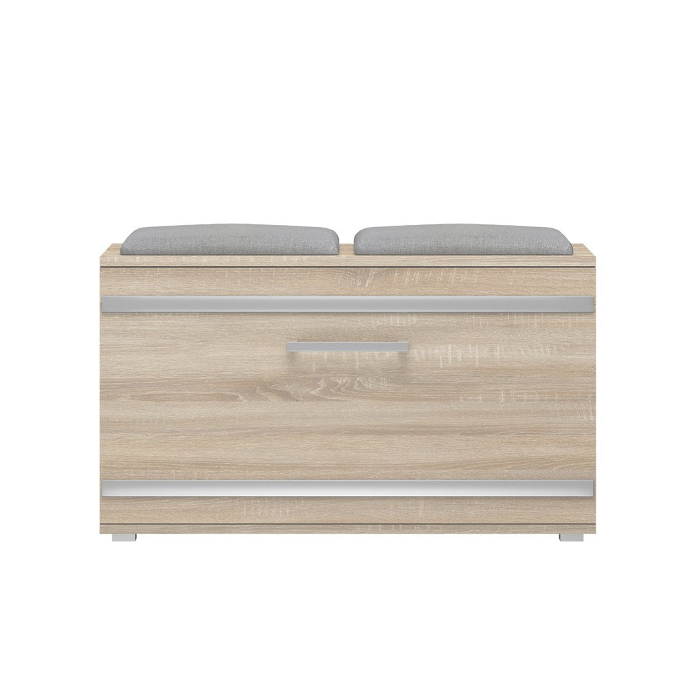 Scarpiera Aura 85 cm con Seduta – Rovere Sonoma