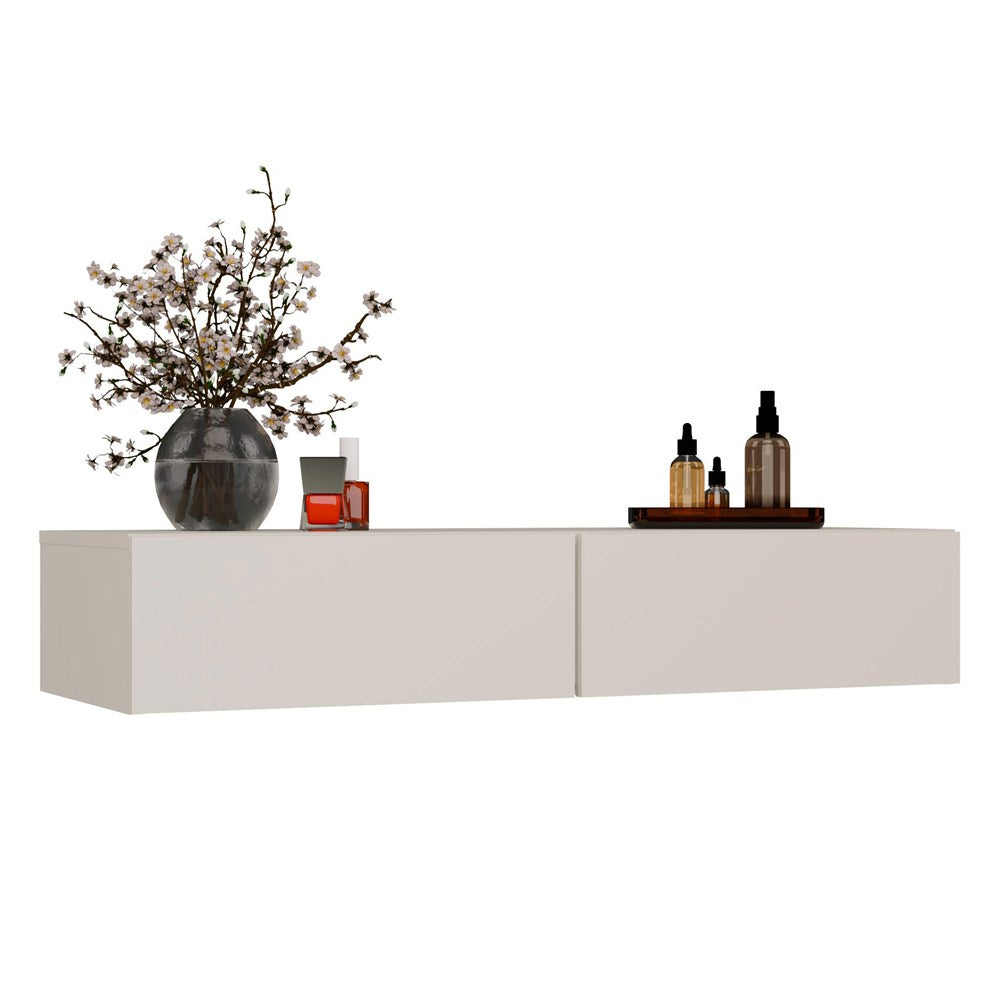 Toeletta Aura 110 cm 2 Cassetti – Beige