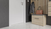 Scarpiera Nobile 60 cm con Seduta e Vano – Rovere Sonoma