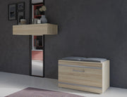Scarpiera Aura 85 cm con Seduta – Rovere Sonoma