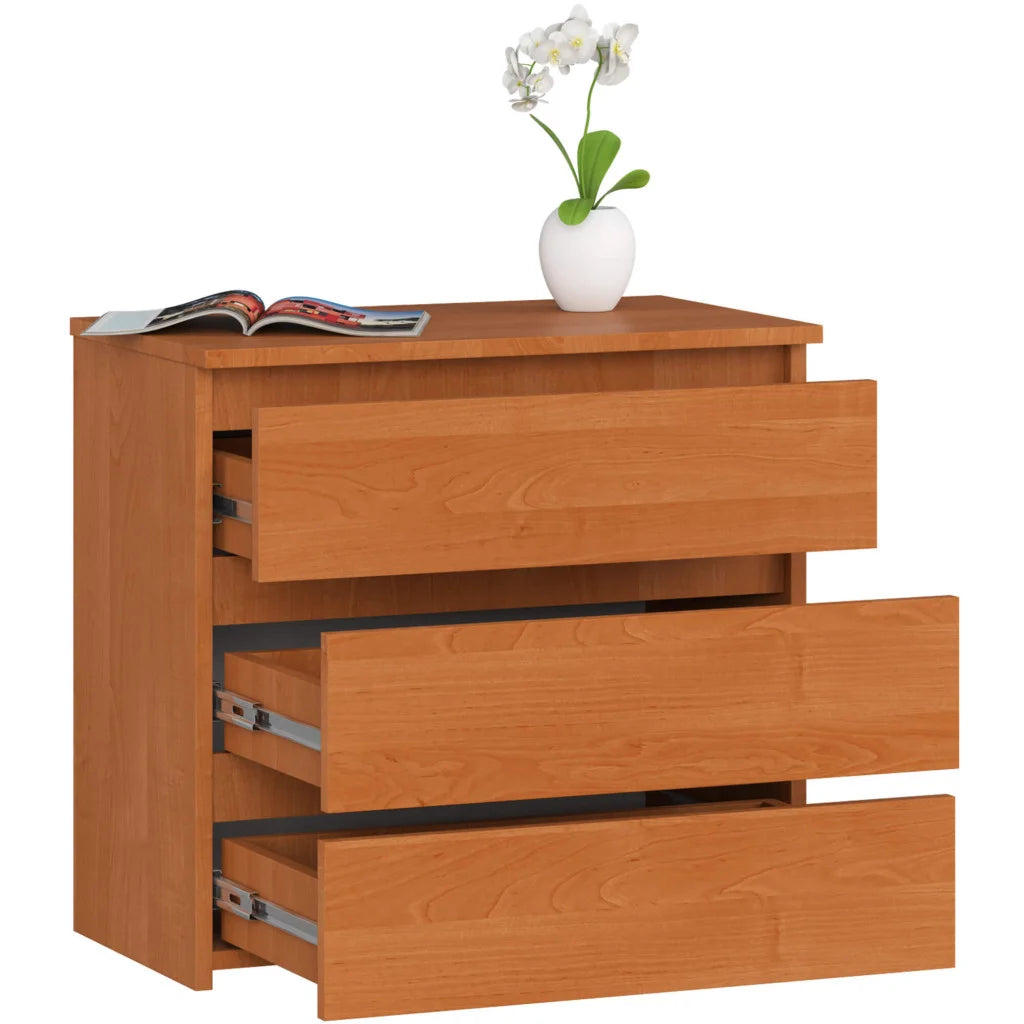 Comodino 3 Cassetti – Olmo 60x35x57 cm