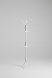 Appendiabiti da Terra Sera 12 Ganci – Bianco 55×55×182 cm
