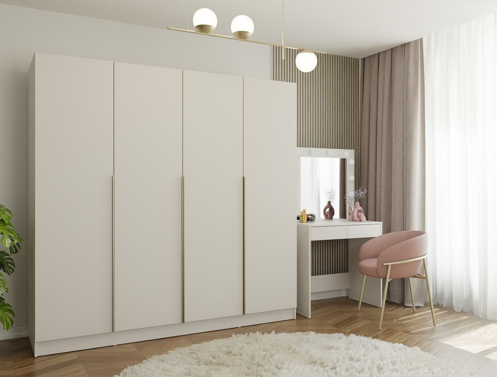 Armadio Senso 4 Ante – Cashmere 200x56x200 cm